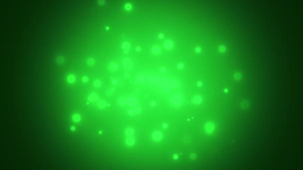 Patrick Animated Clovers Green Background Use General Backdrop Design Element — Video Stock