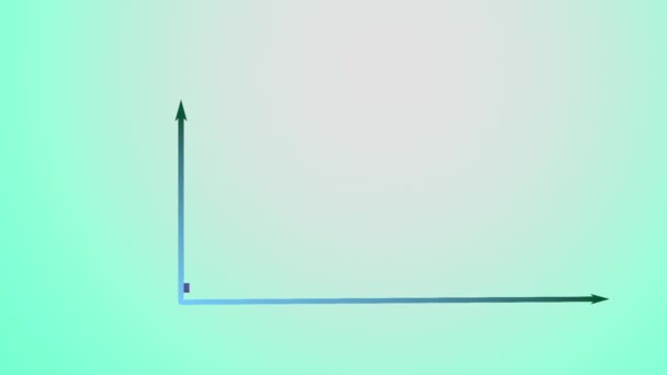 Простий Горизонтальний Інфографічний Бар Граф Узагальнює Продуктивність Даних Загальному Вигляді — стокове відео