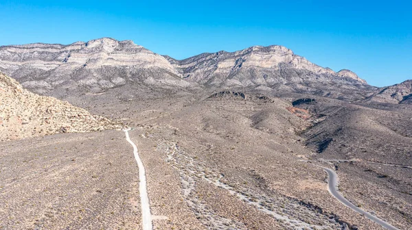 Διαδρομές Πεζοπορίας Βρίσκονται Όλη Red Rock Canyon Στο Λας Βέγκας — Φωτογραφία Αρχείου
