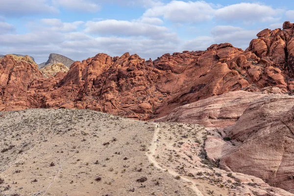Wanderwege Durch Den Red Rock Canyon Las Vegas Bieten Abenteurern — Stockfoto