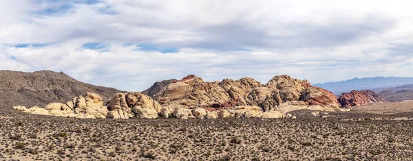 Een Prachtige Dorre Ruige Bergachtige Scène Wildernis Van Red Rock — Stockfoto