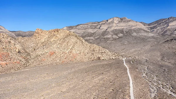 Подорожі Каньйону Ред Рок Лас Вегасі Дають Мандрівникам Доступ Віддаленої Стокове Зображення