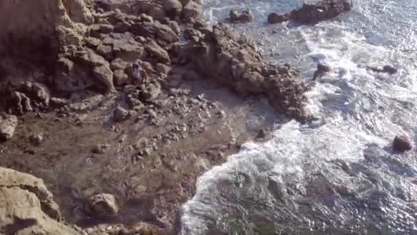 Rugged Laguna Beach California Costa Uno Dei Luoghi Più Famosi — Video Stock
