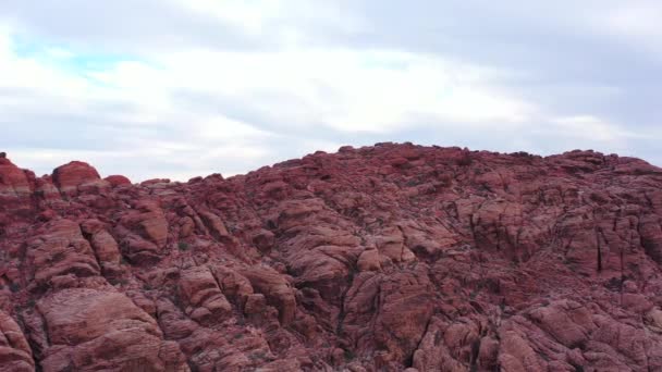 Kızıl Kaya Nın Ayrıntıları Las Vegas Nevada Daki Kızıl Kaya — Stok video