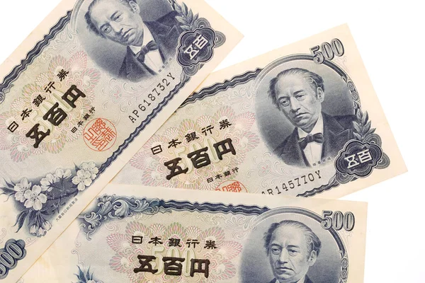 Rare Cinci Sute Dolari Japonezi Care Mai Sunt Circulație — Fotografie, imagine de stoc