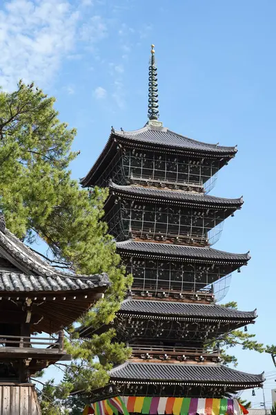 Храм Зентуджі Каґаві Японія Зентуджі Шінґо Буддистським Храмом Стокове Зображення