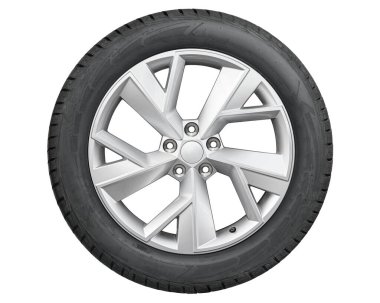 Alurim 'in ücretsiz takılı olduğu araba lastiği izole saydam PNG arka planda.