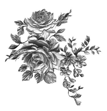 3 Boyutlu düğün çiçekleri, gümüş çiçekleri, metalik düğün çiçekleri tasarımı, lüks metalik çiçek arkaplanı, çiçek illüstrasyonu