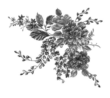 3 Boyutlu düğün çiçekleri, gümüş çiçekleri, metalik düğün çiçekleri tasarımı, lüks metalik çiçek arkaplanı, çiçek illüstrasyonu