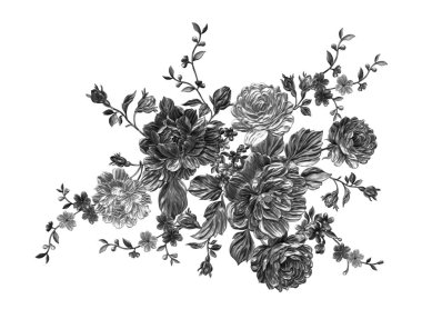 3 Boyutlu düğün çiçekleri, gümüş çiçekleri, metalik düğün çiçekleri tasarımı, lüks metalik çiçek arkaplanı, çiçek illüstrasyonu