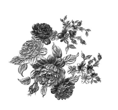 3 Boyutlu düğün çiçekleri, gümüş çiçekleri, metalik düğün çiçekleri tasarımı, lüks metalik çiçek arkaplanı, çiçek illüstrasyonu