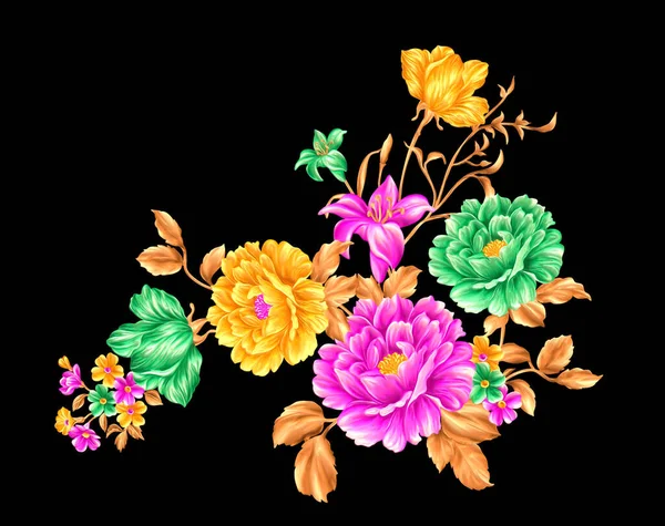 Abstract metallic flower design  background,Digital flower painting,Decorative floral design,Flower Illustration,Embossed flower pattern,3D flower pattern,Wedding flowers,Wedding floral ornament,Textile flower design,Scarf flower