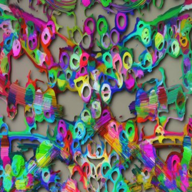 Abstract watercolor illustration, Digital painted multicolor texture, Rainbow colors background, The abstract background designed with artificial intelligence, Generative AI