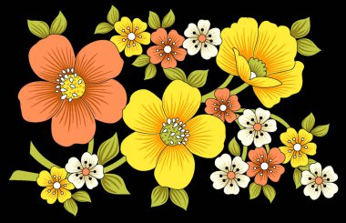 Dekoratif yaprak ve çiçek sanatı