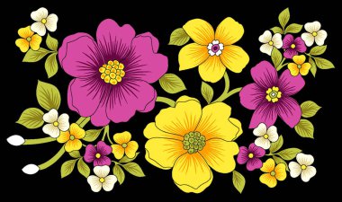 Dekoratif yaprak ve çiçek sanatı