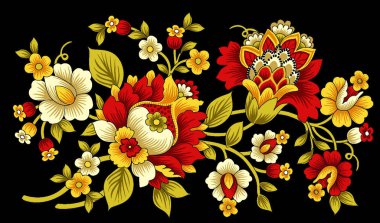 Dekoratif yaprak ve çiçek sanatı