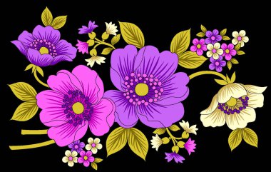 Dekoratif yaprak ve çiçek sanatı