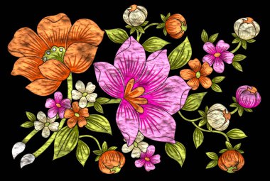 Bir çiçeğin suluboya çizimi