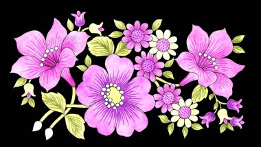 Tasarımınız için arkaplanınızın çiçek çizimi