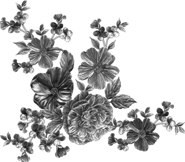 Ayrıntılı çelik çiçek oyması izole edilmiş, sanatsal metalik çiçek kompozisyonu