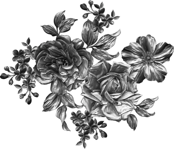 suluboya el şakayık çiçeği çizdi