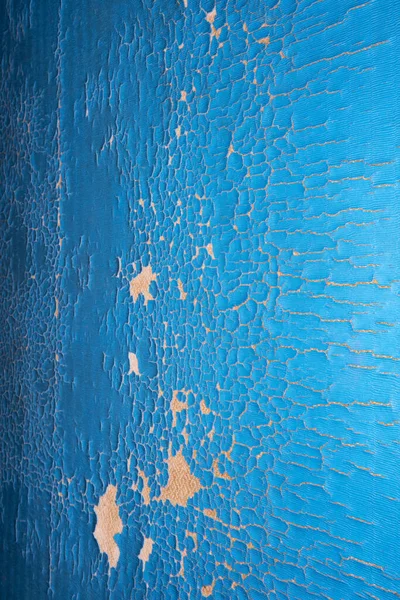 Textura Couro Artificial Azul Rachado Velho Fundo Abstrato Profundidade Rasa — Fotografia de Stock