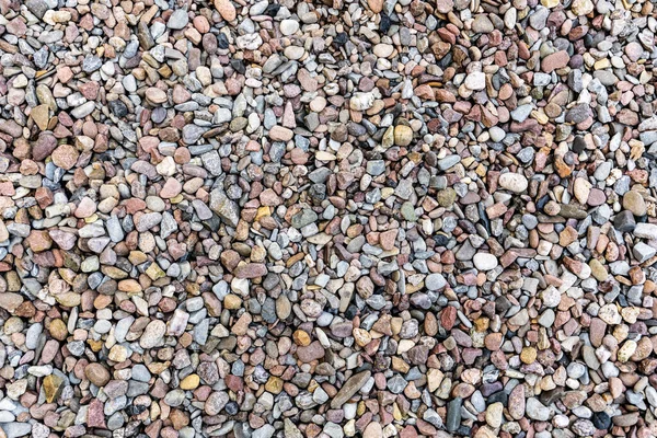 Kieselsteine Als Hintergrund Steinige Textur Einem Quadrat — Stockfoto