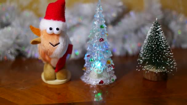 양입니다 겨울날들 조디악 모자를 크리스마스의 크리스마스 크리스마스 장난감 — 비디오