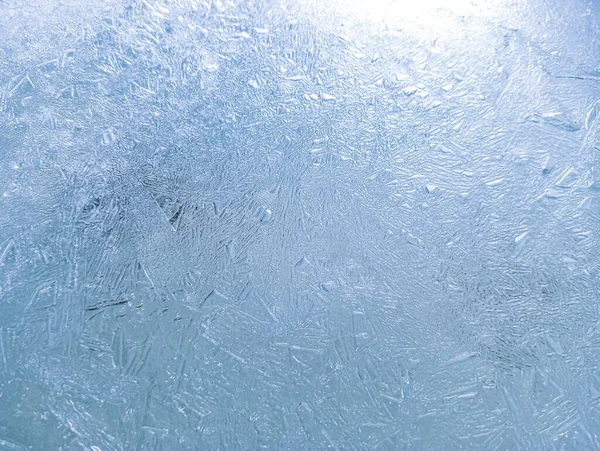 Textura Gelo Água Congelada Bolhas Água Congelado Água Cristais Gelo Imagem De Stock