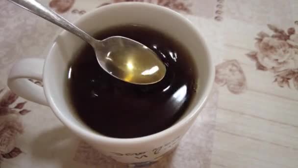 Making Tea Home Pour Boiling Water Electric Kettle Pot Glass — Vídeos de Stock