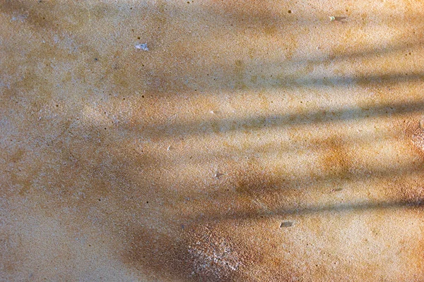 生疏的抽象背景 棕色背景 质感很好石蜡质感 褐色背景的阴影 铁锈纹 — 图库照片