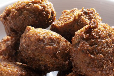 Bir kase falafel yakın çekim