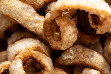 Domuz derisi yemek arkaplanını kapat