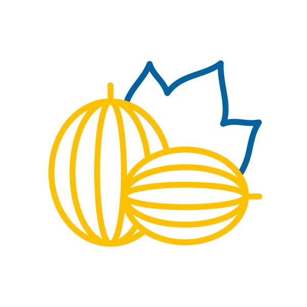 Gooseberries Vector Icon Graph Symbol Food Drinks Web Site Apps — Stockový vektor