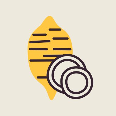 Tatlı patates izole vektör ikonu. Sebze işareti. Gıda ve içecek web sitesi için grafik sembolü, uygulama tasarımı, mobil uygulamalar ve yazdırma ortamı, logo, UI