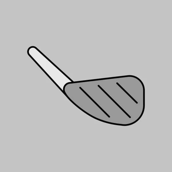 Morceau Unique Agneau Haché Avec Vecteur Échelle Gris Icône Nourriture — Image vectorielle