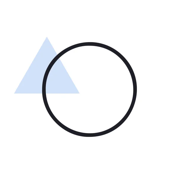 Full Eller New Moon Vektor Ikon Meteorologiska Tecken Diagram Symbol — Stock vektor