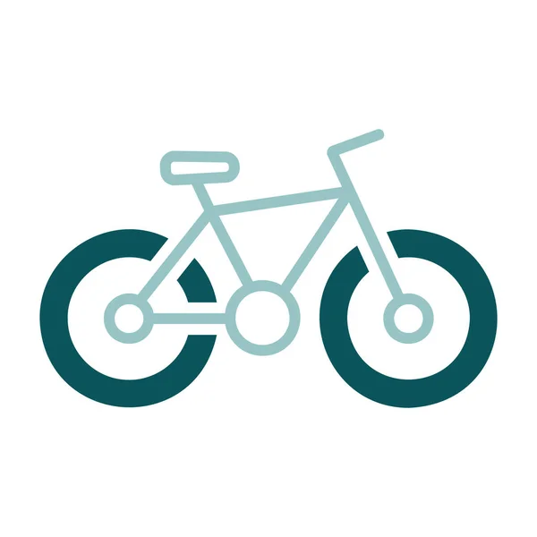 Cykelvektor Isolerad Ikon Campingskylt Diagram Symbol För Resor Och Turism — Stock vektor