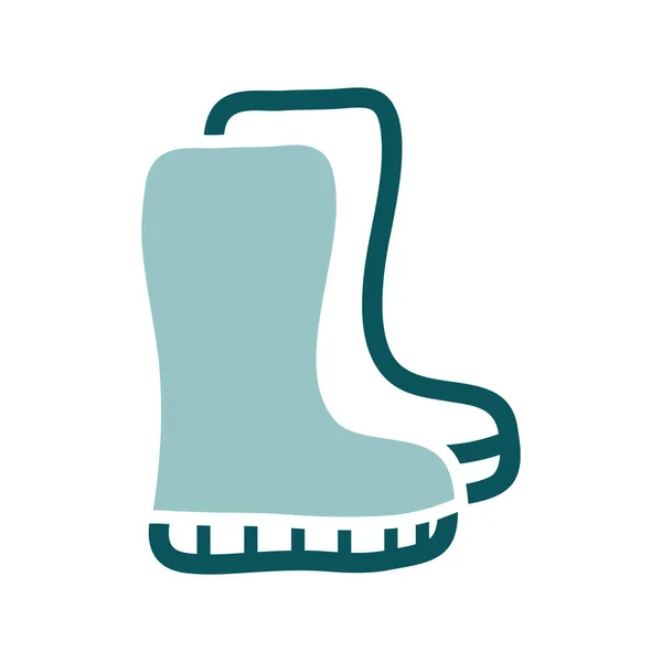 胶靴隔离病媒图标 园林植物网站和应用程序设计 用户界面的图形符号 — 图库矢量图片