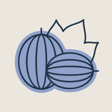 Gooseberries vector icon. Graph symbol for food and drinks web site, apps design, mobile apps and print media, logo, UI