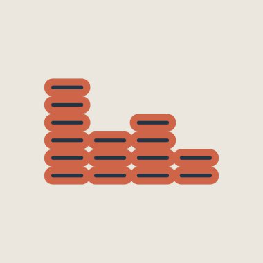 Ekolayzır, çizgi vektör izole ikonu ile frekans. Ses sinyali. Müzik işareti. Müzik ve ses web sitesi için grafik sembolü ve uygulama tasarımı, logo, uygulama, UI