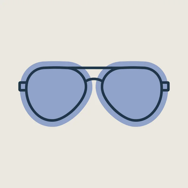 Gafas Sol Vector Icono Aislado Señal Verano Símbolo Gráfico Para — Archivo Imágenes Vectoriales