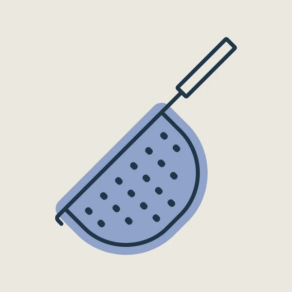Sieb Vektor Symbol Küchengerät Grafik Symbol Für Das Kochen Website — Stockvektor