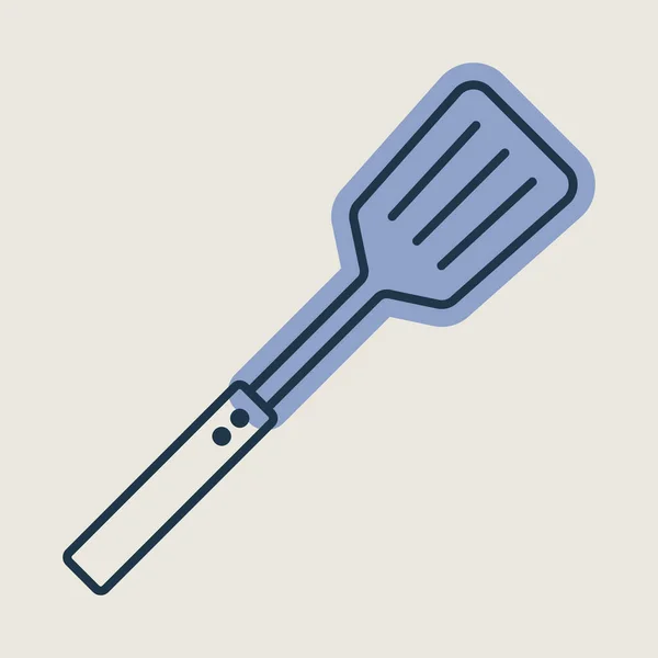 Ikona Wektora Kuchennego Łopatki Sprzęt Kuchenny Symbol Graficzny Gotowania Projektu — Wektor stockowy