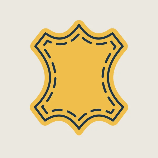 Шкіряна Ізольована Ікона Знак Сільськогосподарських Тварин Символ Графіку Дизайну Вашого — стоковий вектор