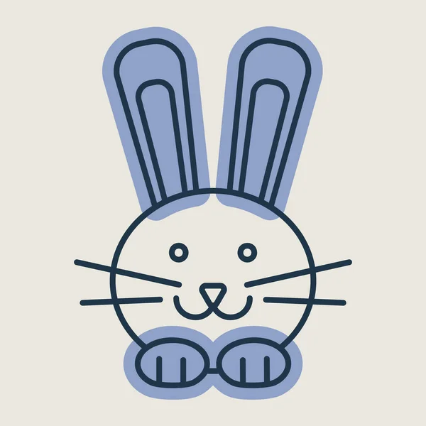 Rabbit Vector Isolated Icon Pet Animal Sign Graph Symbol Pet — 스톡 벡터