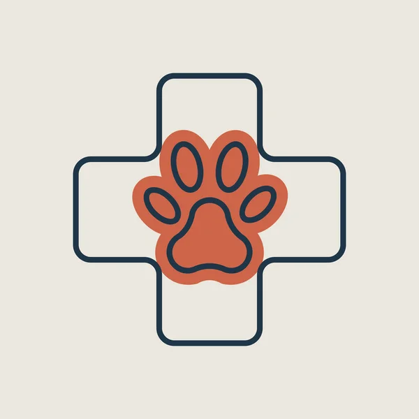 Veterinary Vector Isolated Icon Pet Animal Sign Graph Symbol Pet — стоковый вектор