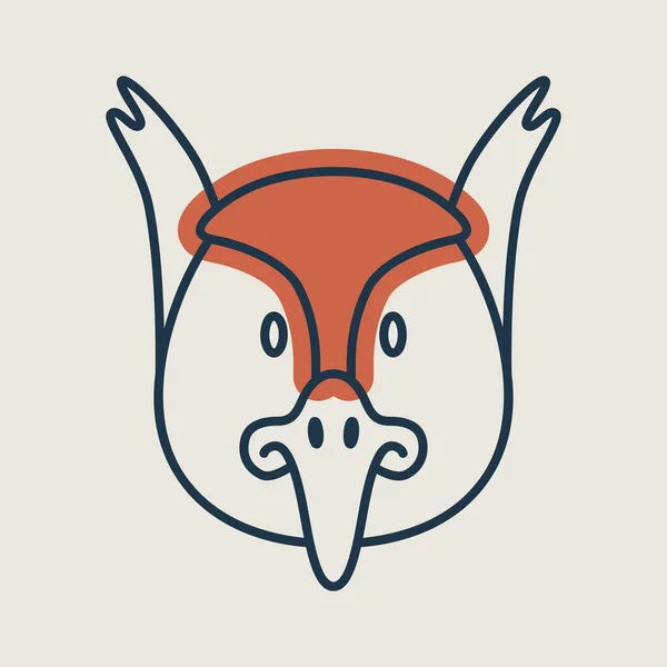 Bażant Odizolował Ikonę Wektor Głowy Zwierzęcia Znak Rolnictwa Symbol Graficzny — Wektor stockowy