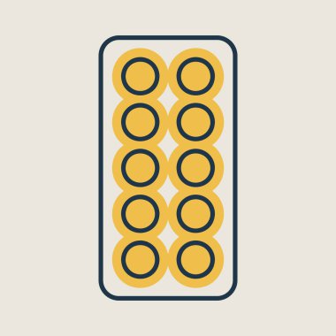 Haplar vektör ikonunu izole ediyor. İlaç ve sağlık sigortası, tıbbi destek işareti. Tıbbi web sitesi ve uygulama tasarımı için grafik sembolü, logo, uygulama, UI