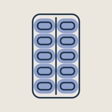 Haplar vektör ikonunu izole ediyor. İlaç ve sağlık sigortası, tıbbi destek işareti. Tıbbi web sitesi ve uygulama tasarımı için grafik sembolü, logo, uygulama, UI